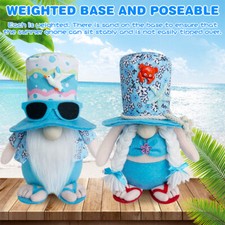 2pcs beach gnomes for sale  USA