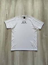 Camiseta Oakley Perfomance Fit Masculina Tamanho GG Logotipo Central Branca, usado comprar usado  Enviando para Brazil