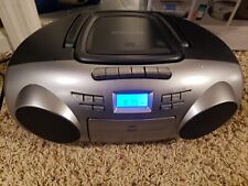 Insignia - Rádio AM/FM portátil CD Boombox com Bluetooth - Prata/preto comprar usado  Enviando para Brazil