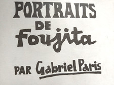 Foujita gabriel paris d'occasion  Larmor-Plage