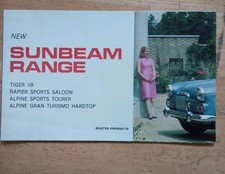Sunbeam brochure 1950 for sale  EDINBURGH