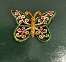 Farlalla traforata ceramica usato  Barrafranca