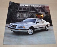 1986 Ford Thunderbird Coupe Brochure Broszura Broszura na sprzedaż  PL