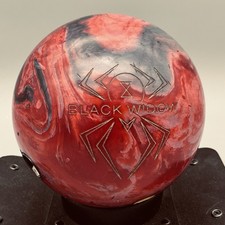 Usado, Bola de boliche Hammer Black Widow vermelha cinza redemoinho 14 lb 8 oz perfurada 7D112815 comprar usado  Enviando para Brazil