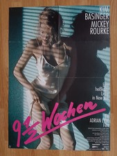 Kim Basinger - 9 1/2 SEMANAS - raro pôster alemão de 1 folha "A" 1987 Mickey Rourke comprar usado  Enviando para Brazil
