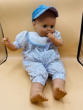 KS Toys Baby Doll Pano Corpo Vinil Membros Grandes Olhos Azuis 18" #20 Problemas de Estado, usado comprar usado KS Toys Baby Doll Pano Corpo Vinil Membros Grandes Olhos Azuis 18" #20 Problemas de Estado, usado comprar usado  Enviando para Brazil