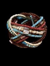 Beaded cuff bracelet for sale  San Diego