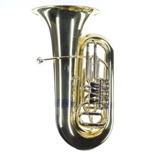 MZBB-210L Bb-Tuba, mosiądz, lakierowany, 4 zawory, złoty mosiądz ustnik, twarda obudowa na sprzedaż  Wysyłka do Poland