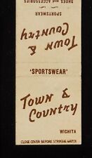 Ropa deportiva Town & Country años 40 zapatos y accesorios Wichita KS Sedgwick Co MB segunda mano  Embacar hacia Mexico