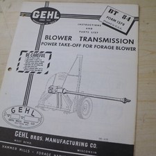 Gehl blower transmission for sale  Portland