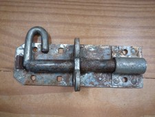 Iron slide bolt for sale  TORQUAY