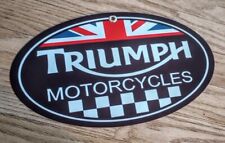 Triumph motorcycle sign for sale  Parrish
