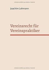 Vereinsrecht vereinspraktiker  gebraucht kaufen  Berlin