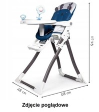 Używany, Fotelik do karmienia Renifer Ecotoys Stan BARDZO DOBRY TANIO!! na sprzedaż  PL