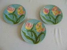 Assiettes barbotine decor d'occasion  Bordeaux-