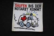 Fun aufnäher saufen gebraucht kaufen  Eckernförde