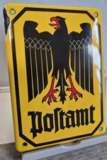 Emaille schild postamt gebraucht kaufen  Cottbus-Umland