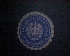 Siegelmarke cuno anwalt gebraucht kaufen  Deutschland
