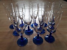 Sektgläser blauer stiel gebraucht kaufen  Münster