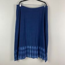 Usado, Saia Midi Pure J Jill Indigo Linha A Feminina XL Azul Tie Dye Pull On comprar usado  Enviando para Brazil