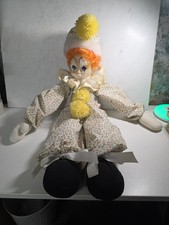 Vintage porcelain clown for sale  NEATH