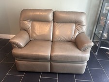 Seater leather sofa for sale  ROCHFORD