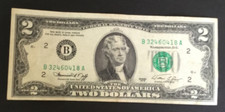 Banknote usa two for sale  HODDESDON