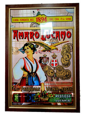 Specchio pubblicitario vintage usato  Crotone
