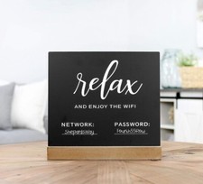 Wifi password signs for sale  Houston