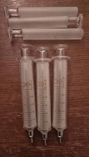Glass syringe lot for sale  Bedford