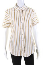 Camisa Tita Listrada Feminina The Jetset Diaries Branca Amarela Tamanho Pequeno 11185972 comprar usado  Enviando para Brazil