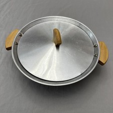 Vintage ATOM-POP Fogão Pipoca Popper, Alças de Madeira, Sem Caixa Original comprar usado  Enviando para Brazil