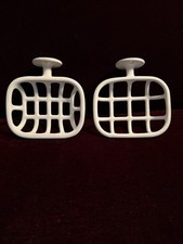 Par de porta-saboneteiras de porcelana vintage antigos de parede comprar usado  Enviando para Brazil