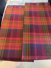 Dunelm maroon tartan for sale  WIRRAL