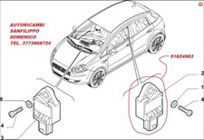 Sensore airbag fiat usato  Licata