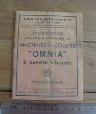 Ancien manuelle instructions d'occasion  Château-d'Olonne