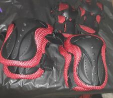 JOELHEIRAS, SUPORTES DE PULSO E COTOVELOS SAFEBET, VERMELHO E PRETO, AO AR LIVRE, SKATE comprar usado  Enviando para Brazil