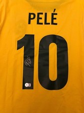 Usado, Camiseta de futebol autêntica assinada Brasil Pelé autografada Beckett DNA comprar usado  Enviando para Brazil