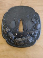 Tsuba katana antique d'occasion  Noisy-le-Grand