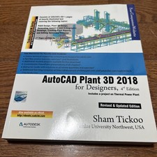 AUTOCAD PLANT 3D 2018 FOR DESIGNERS Sham Tickoo Purdue University NEW, usado comprar usado  Enviando para Brazil