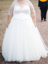 Brautkleid hochzeitskleid grö gebraucht kaufen  Waldfischbach-Burgalben