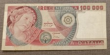 100000 lire botticelli usato  Roma