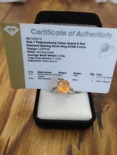 Gemporia padparadscha colour for sale  KENDAL