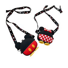 Bolsa de moedas Mickey, bolsa tiracolo Minnie, presente para crianças comprar usado  Enviando para Brazil