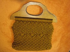 Makramee tasche handmade gebraucht kaufen  Oberndorf am Neckar