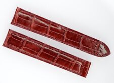 Kaufmann Lederband Alligator rotbraun 18/16 Faltschließe Neu  comprar usado  Enviando para Brazil