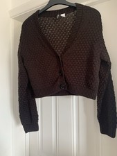 Black knit cardigan for sale  SOUTHAMPTON
