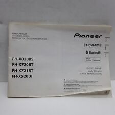 Manual do proprietário Pioneer série FH FH-X820BS FH-X720BT FH-X721BT FH-X520UI, usado comprar usado  Enviando para Brazil