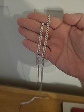 Curb chain sterling for sale  DONCASTER