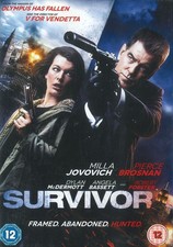 Survivor (2015) DVD, Milla Jovovich, Pierce Brosnan, Dylan Mcdermott [Región 2] comprar usado  Enviando para Brazil